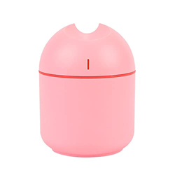 Desktop humidifier 250ml Portable Mini Humidifier Cool Mist Humidifier USB Personal Desktop Humidifier for Bedroom Travel Office (Color : Blue) (Pink) en oferta