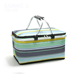 QARNBERG Borsa Termica Portatile per Picnic all'aperto Borsa Termica Borsa Termica Borsa Termica Pieghevole (Striscia 24L) en oferta