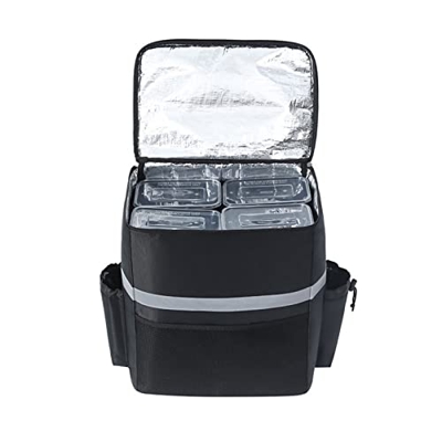 QARNBERG Zaino refrigerante 35L Borsa Termica Extra Large per Alimenti Borsa Termica Scatola frigo Conservazione Fresca Zaino per la Consegna del Cibo