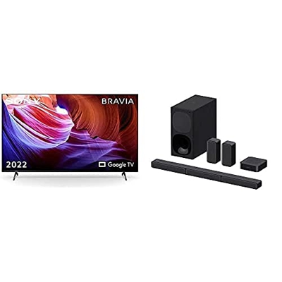 Sony KD-85X85K 85 Pollici, 4K Ultra HD + Sony HT-S40R Soundbar TV a 5.1 Canali