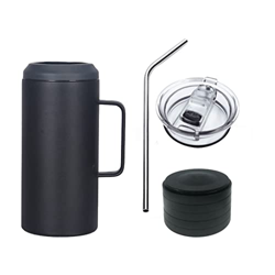 Yinuoday Tazza isolante a doppia parete in acciaio inox con isolamento sottovuoto per lattine portatile per feste in campeggio precio