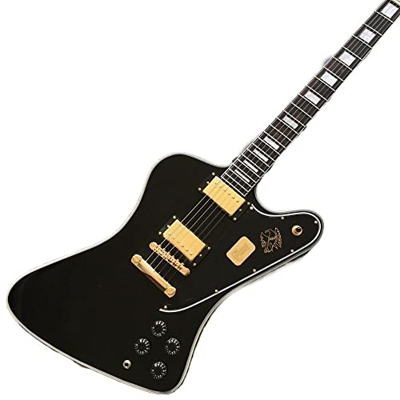 AURH Chitarra Elettrica Black Gold Hardware Guitar Guitar String Acoustic Acciaio Acoustic Guitar Strings Chitarra Acustica XIXINYA (Color : Nero, Siz