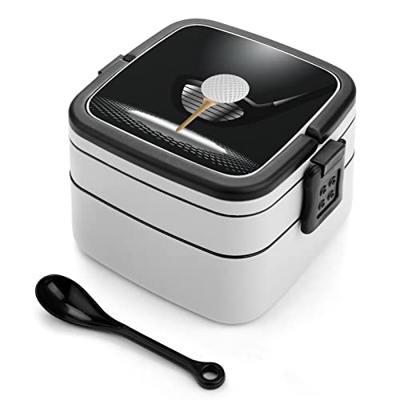 Lunchbox Riutilizzabile Pallina Da Golf Sportiva Pranzo Tote Bag Picnic Dinner Box
