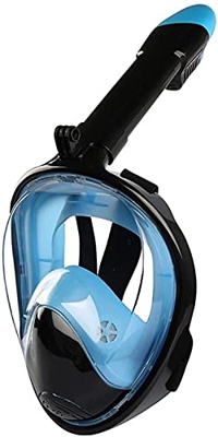 Spacmirrors Maschera da Snorkeling Integrale Maschere subacquee Maschera Subacquea Anti Nebbia Maschera da Snorkeling Integrale Nuoto Snorkel Attrezza