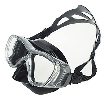 Attrezzatura da snorkeling a secco antiappannamento brevettata, set di maschere da snorkeling pieghevoli, ampia vista panoramica e set professionale p