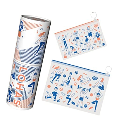 RIDENEEY 30PCS Outdoor picnic campeggio viaggio tirare linguetta richiudibile appendere sacchetto di stoccaggio (Fresh Lohas)