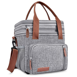 Borsa Frigo Borsa di Raffreddamento a Doppia Piattaforma Portatile Picnic Picnic Ice Pack Food Thermo Bag Car Auto Frigorifero Borse a Tracolla 994 (C en oferta