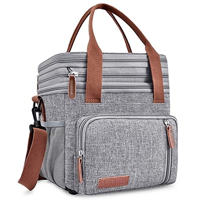 Borsa Frigo Borsa di Raffreddamento a Doppia Piattaforma Portatile Picnic Picnic Ice Pack Food Thermo Bag Car Auto Frigorifero Borse a Tracolla 994 (C