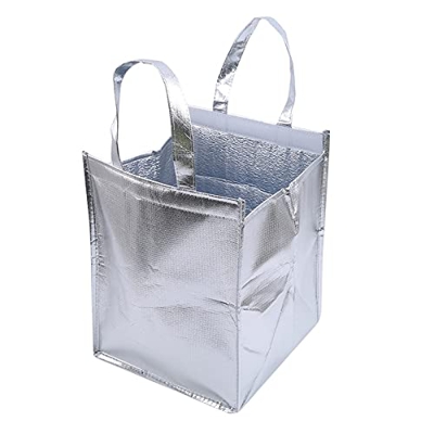 Borsa Frigo 1pcs in alluminio foglio di stoccaggio di ghiaccio sacchetti isolati cibi da spiaggia isolati sacchetto termico durevole scatole per ester