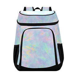 Borsa Frigo Zaino Termico Zaino Impermeabile Addensato Sacchetto di Raffreddamento Grande Borsa isolata Picnic Cooler Zaino Stampa in Marmo Borsa da F precio