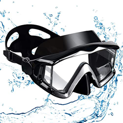 Eastuy Occhiali da Nuoto, Occhiali da Immersione Subacquea Senza Nebbia, Occhiali da Snorkeling Antiappannamento con Copertura Naso per Giovani Adulti en oferta