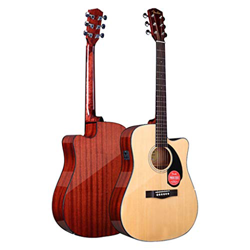 Guitars Fretted Instruments Guitar Fanta Acoustic Guitar Fanta CD60SCE NTA Electric Box Single Board Guitar Electric Box 41 Inch Wooden Acoustic Guita en oferta