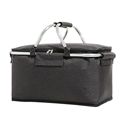 Borsa Frigo Pieghevole Picnic Sacchetto Cestino Grande capacità Multifunzione Dispositivo di Raffreddamento unilivolo all'aperto BBQ. Contenitore da C características