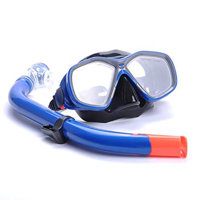 ZIPD Goggles Immersioni Bambini 3-14 Anni Antica Occhiali temperato Lenti Anti-Fog semisecco Scafandro Resistenza agli Urti Attrezzatura da Nuoto (Col