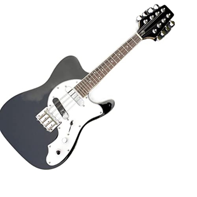 AURH 8 Stringa elettrica Mini da Viaggio Chitarra a Corda d'Acciaio Acustico in Acciaio Acustico Acustico XIXINYA (Color : Guitar)