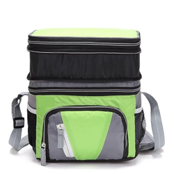 Borsa Frigo Sacchetto Isolante Impermeabile Impermeabile e Impermeabile a Doppio Strato Impermeabile Borsa for Il Pranzo Portatile in Nylon Multifunzi en oferta