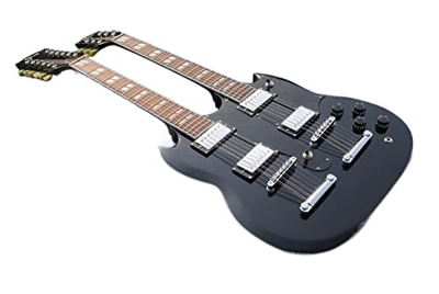 AURH 12 Stringa + 6 Corda Doppia Testa Chitarra Elettrica, Chitarra Chitarra Stringa in Acciaio Acustico in Acciaio Acciaio per Chitarra XIXINYA (Colo