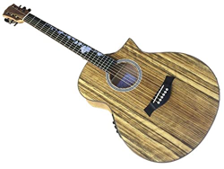 AURH Buona qualità Speciale Stile di Legno di Noce Chitarra Acustica Elettrica XIXINYA (Color : Model 1 with EQ, Size : 40 Inches) precio
