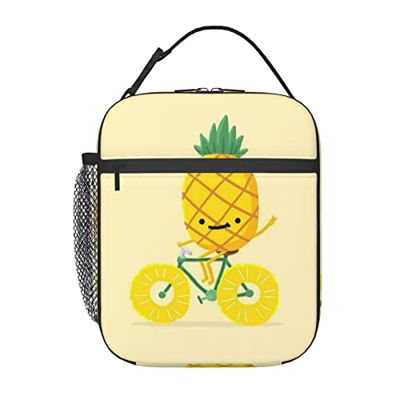 Ananas Bike Portatile Lunchbag Large Size Capacity Warmer Isolamento Borse
