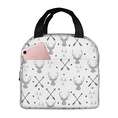 Caccia Frecce Triangoli Cervo Portatile Lunch Bag, grande capacità di isolamento Più Caldo Bag