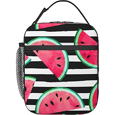 Anguria Borsa Refrigerata Riutilizzabile Borsa Termica Prova Di Perdita Sacchetti Pranzo Portatile Borsa Frigo Per All'Aperto, Pesca 11X21X26Cm