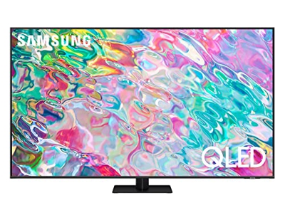 Samsung TV QLED QE65Q70BATXZT, Smart TV 65" Serie Q70B, QLED 4K UHD, Alexa e Google Assistant integrati, Titan Gray, 2022, DVB-T2