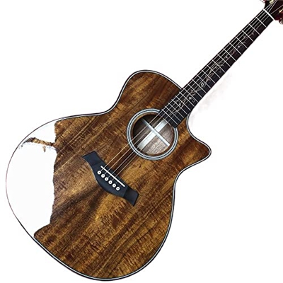 AURH Factory CHAYLOR K24CE Wood Guitar Acoustic Wood, Top 41 Pollici CHAYLOR K24 Chitarra XIXINYA (Color : Guitar Fishman Case, Size : 41 Inches)