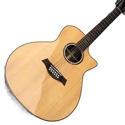 AURH 12 Corde CHAYLOR 814 Chitarra Acustica, 41 Pollici Solid Top 814ce Acoustic Guitar Acoustic, Dreewood Fingerboard XIXINYA (Color : Guitar And Fis