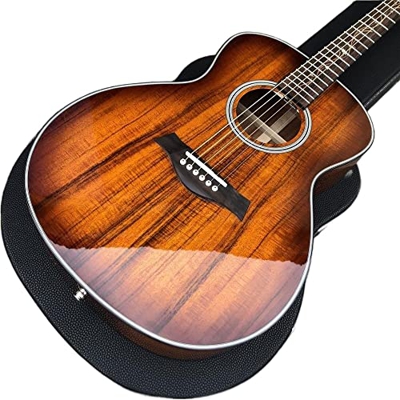 AURH Chitarra Acustica in Legno Chaylor K24, Tastiera di Palissandro, Dente di Mano in Palissandro, Fabbrica Personalizzata Chitarra elettrica Acustic