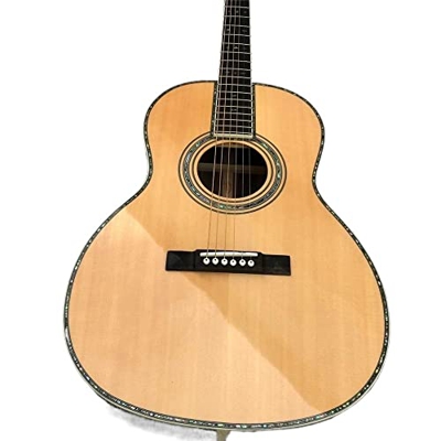 AURH Chitarra Acustica di Stile di Abete Rosso Solido, Chitarra Acustica, Fabbrica Personalizzato da 39 Pollici Guitar Guitar, Lati di Palissandro e S