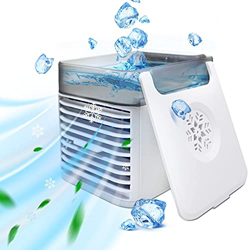 QINGCANG Raffrescatori Evaporativi, Alimentazione del Cavo USB Climatizzatore Cubo - Dispositivo di Raffreddamento Personale Climatizzatore USB - per  características