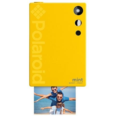 Mint Giallo Fotocamera Digitale a Sviluppo Instantaneo Stampa Fotografica Zink Sensore 16 Mpx