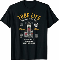 New Limited Vintage Retro Analog - Guitar Bass Tube Premium Gift Idea T-Shirt Black M precio