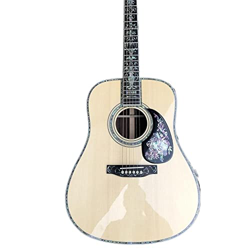 Tutta la Chitarra Acustica in Legno di Legno Solido, 41 Pollici AAA. Chitarra for Body in Palissandro Abete Rosso Solido, intarsi Ebony Fretboard XIXI en oferta