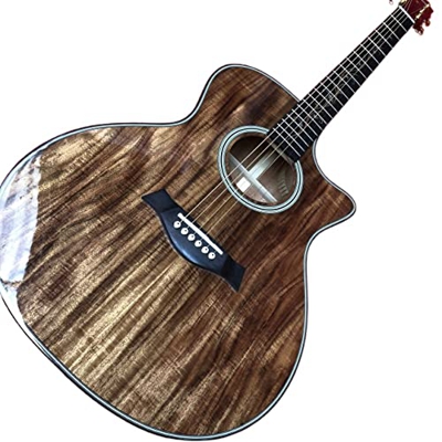 AURH Colore Naturale K24ce Wood Wood Chitarra Acustica, Fingerboard Ebano 41 Pollici chaylor k24 Chitarra elettrica Acustica XIXINYA (Color : Guitar, 