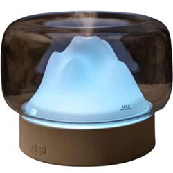 Umidificatore Diffusore di olio essenziale a spegnimento intelligente, umidificatore ad ultrasuoni muto con grande serbatoio dell'acqua da 400 ml, luc precio