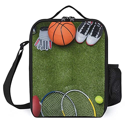 Pranzo Al Sacco Isolato Portapranzo Portatile Sport Calcio Basket Borsa Tote Contenitore Per Pasti Impermeabile