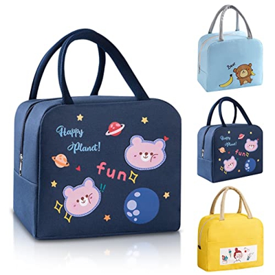 Borsa Termica Porta Pranzo Tote Impermeabile Borsa Termica Borsa Frigo Borse da Picnic Pranzo Per Escursionismo,Picnic All'aperto,Barbecue,Lavoro,Pran