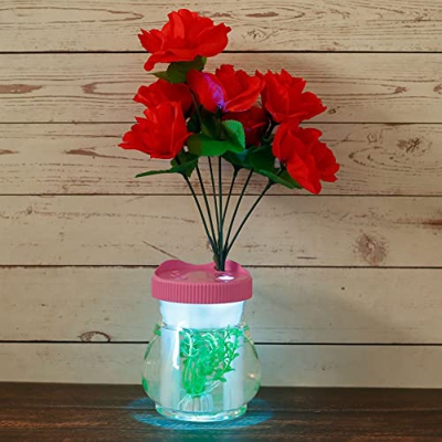 Lampada creativa Umidificatore Night Light Air Humidifier Desktop ricaricabile Umidificatore personale con pianta verde Tocco di controllo Tocco di co