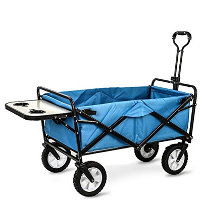 Picnic Portable Outdoor Supermarket Pet Folding Four Wheels Fishing Grocery Shopping Camping Car Camping Car 80X50X28CM 2 (8)