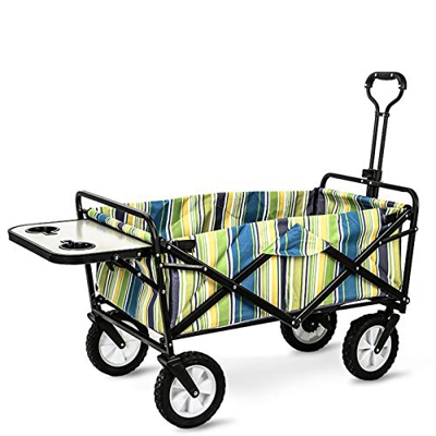 Picnic Portable Outdoor Supermarket Pet Folding Four Wheels Fishing Grocery Shopping Camping Car Camping Car 80X50X28CM 6 (10)
