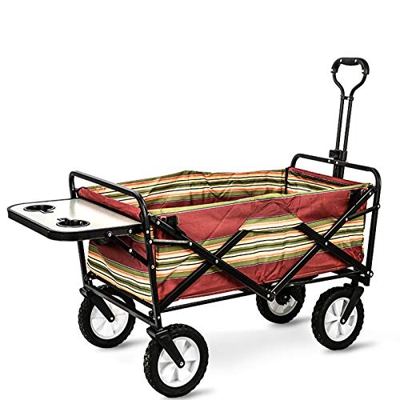 Picnic Portable Outdoor Supermarket Pet Folding Four Wheels Fishing Grocery Shopping Camping Car Camping Car 80X50X28CM 2 (9)
