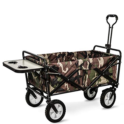 Picnic Portable Outdoor Supermarket Pet Folding Four Wheels Fishing Grocery Shopping Camping Car Camping Car 80X50X28CM 9 (5)