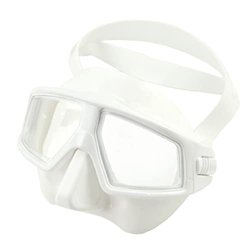 wisoolkic Keep Diving DM-405 Protezione per il viso in silicone Uomo Donna Adolescenti Protezione per gli occhi impermeabile Scudo Protezioni subacque precio