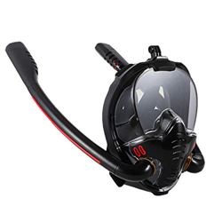 SHUAIGUO da snorkeling da sub in silicone a doppio tubo da sub per adulti da nuoto Occhiali da sub Apparecchio per la respirazione subacquea autonomo precio