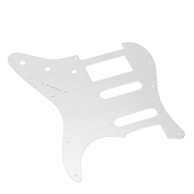 Piastra di protezione per chitarra, protezione durevole resistente alle interferenze Robusto battipenna per chitarra in lega di alluminio in stile mod