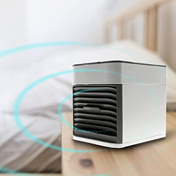 VVLXRIC Air Conditioner Portable - 7 Luci A LED A Colori Raffreddatore d'Aria, USA Solo Acqua Pulita Ventilatore Acqua, per Camera, Ufficio, Cucina, A precio