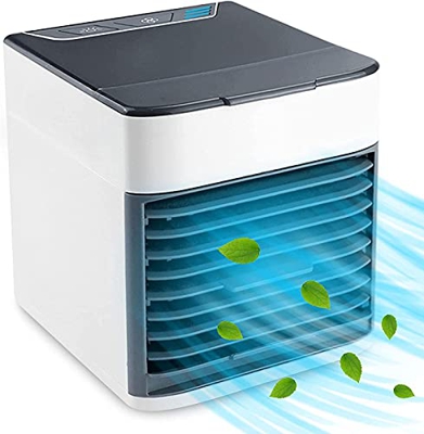 VVLXRIC Mini Condizionatore per Camper, Ultra Silenzioso Ventilatore Rinfrescante - Crea La Tua Zona di Raffreddamento Personale Clima Portatile - per