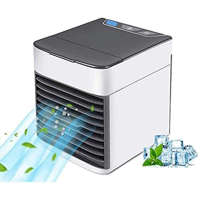 MasterUnion Raffreddatore Aria Portatile, Ricaricabile Condizionatore Portatile Elettrico - Dispositivo di Raffreddamento Personale Mini Ventilatore, 