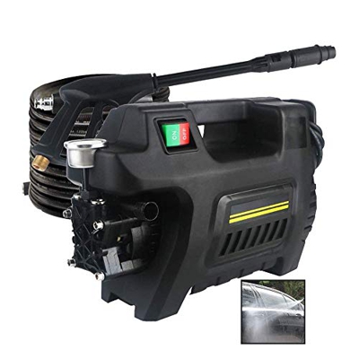 1800PSI Electric Pressure Power Washer 3.17GPM High Pressure Power Washer 2000W Machine Cleaner with Hose Reel Hand Pump Suitable for Washing Car Gard